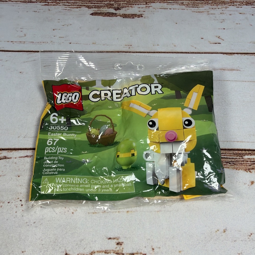 LEGO Creator 30550 Easter Bunny Polybag Sealed Bag 67 Pieces Retired 2020